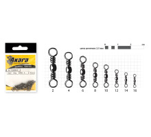 Вертлюг Akara Barrel Swivel 21000 (10 шт.)