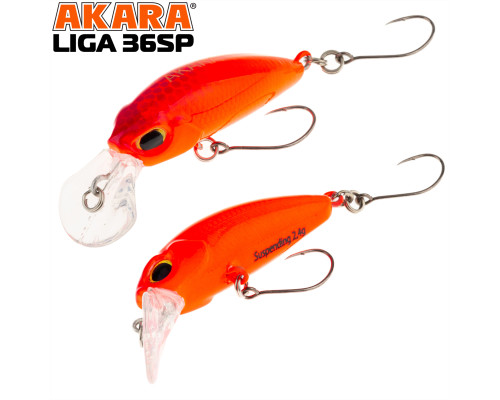 Воблер Akara Liga 36SP 2,4 гр. A163