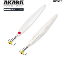 Блесна зим. Akara Ice Keinu 75 12 гр. Sil/Sil