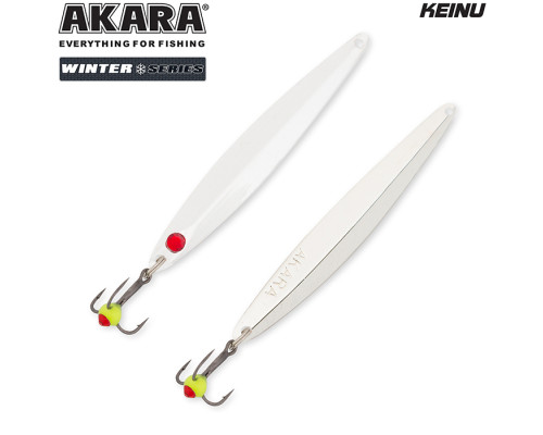Блесна зим. Akara Ice Keinu 75 12 гр. Sil/Sil