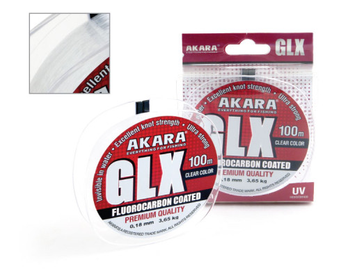 Леска Akara GLX Premium Clear 100 м 0,275 прозрачная
