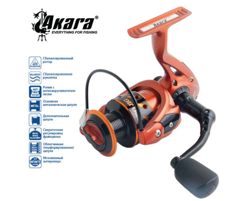 Катушка безынерционная Akara Pro Jig PJF1000 5+1 з/ш