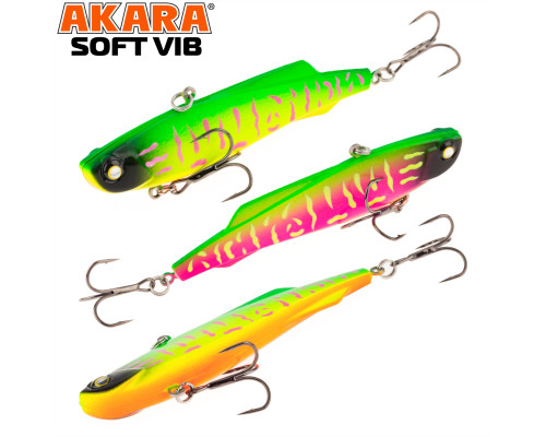 Воблер Akara раттлин Soft Vib 105 мм 38 гр. A207/161