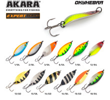 Блесна колеблющаяся Akara Expert Окуневая 10 гр. 14/SIL