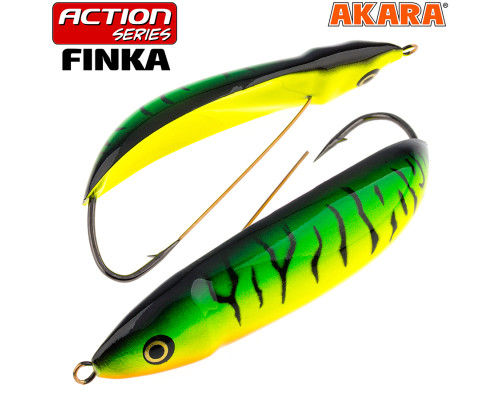 Блесна колебалка незацепляйка Akara Action Series Finka р. A68