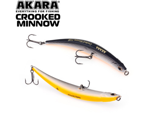 Воблер Akara Crooked Minnow 110F (5/14 oz 4,3 in) A9