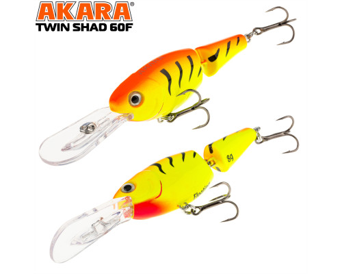 Воблер Akara Twin Shad 60F 8 гр. A87