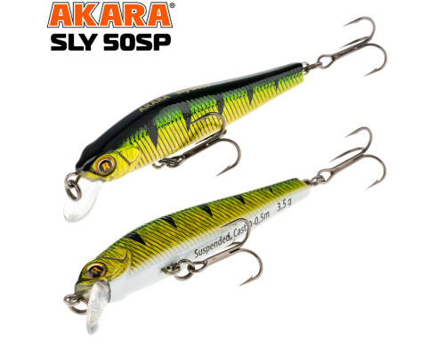 Воблер Akara Sly 50SP 3,5 гр. (1/8 oz 2,0 in) A18