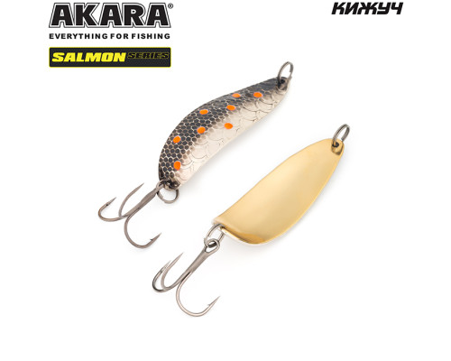 Блесна колебалка Akara Salmon Кижуч мм 28 гр. 11-NI/GO