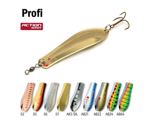 Блесна колебалка Akara Action Series Profi 18гр. 9/14oz. 06