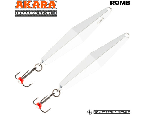 Блесна зимняя Akara Tournament Ice Romb ROM-35-SIL