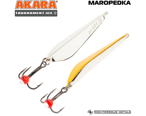 Блесна зимняя Akara Maropedka (Маропедка) Tournament Ice 60 MAR-60-SIL/GO