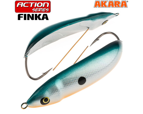 Блесна колебалка незацепляйка Akara Action Series Finka р. A12