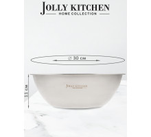 Миска-салатник Jolly Kitchen F7 нержавеющая сталь 30см Миска-салатник Jolly Kitchen F7 нерж.сталь 30см