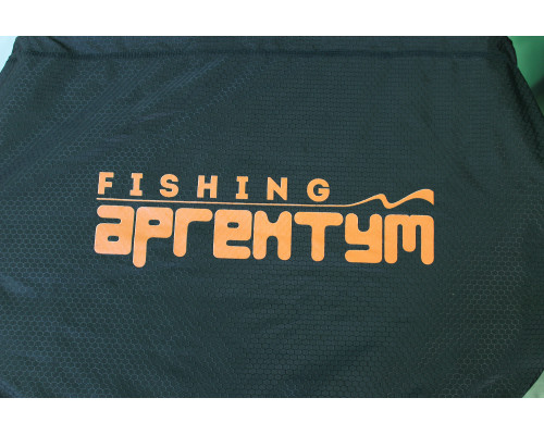 Садок рыболовный спортивный (прорезиненная сетка) 4 метра  Аргентум Fishing + сумка