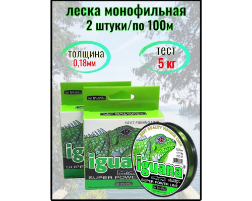 Леска Iguana 0,50 мм 2 шт