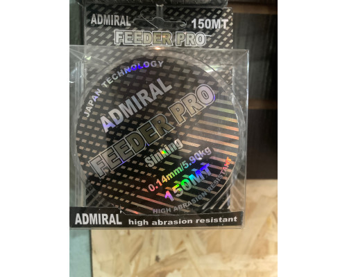 Леска монофильная Admiral Feeder Pro 150m 0.14mm/5.09