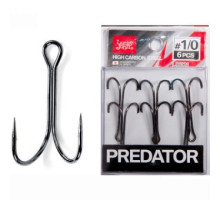 Крючки-двойники Lucky John PREDATOR сер. LJH122  #1/0 5 шт.