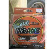 плет. шнур /MIFINE/ INSANE X9PE 125м 0,10 8.5кг. 50005-10