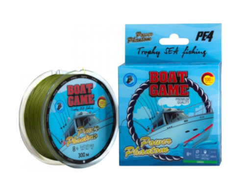 Шнур Power Phantom Boat, 300m,  #10 0,52мм, 54.8кг