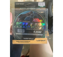 плет. шнур /MIFINE/ KILLER X8PE 135м 0,10 (зеленый) 7,7кг. 50004-10