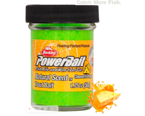 Форелевая паста Berkley 50G CHARTREUSE Шартрез (СЫР)