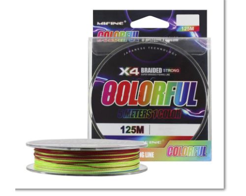 Шнур Mifine Colorful X4 125m 50012-14