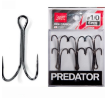 Крючки-двойники Lucky John PREDATOR сер. LJH122  #2/0 4 шт.