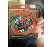 плет. шнур /MIFINE/ INSANE X9PE 125м 0,12 12.5кг. 50005-12