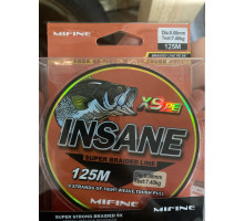 плет. шнур /MIFINE/ INSANE X9PE 125м 0,08 7.4кг. 50005-08