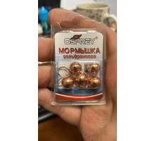 Мормышка вольфрамовая NO.28 10мм 8,85g #6 CU