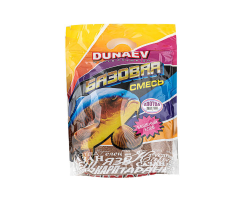 Прикормка "DUNAEV Базовая смесь" 2.5кг Плотва