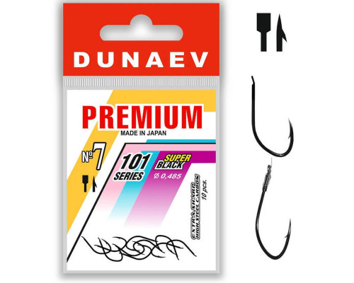 Крючок Dunaev Premium 101 # 7 (упак. 10 шт)
