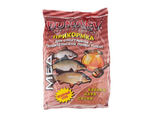 Прикормка "DUNAEV КЛАССИКА" 0.9кг Карп Мед