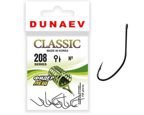 Крючок Dunaev Classic 208 #16 (упак. 10 шт)