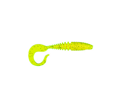 Приманка ZUB-TWIST  90мм(3,5")-5шт, (цвет 310) желтый с блестками