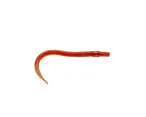 Приманка ZUB-WORM  75мм(3")-7шт, (цвет 911) машинное масло с блестками
