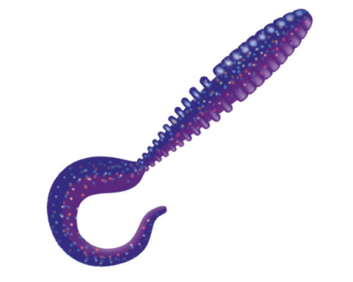 Приманка ZUB-TWIST  90мм(3,5")-5шт, (Цвет 408) синий верх - розовый низ