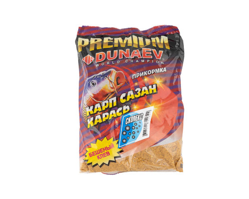 Прикормка "DUNAEV-PREMIUM" 1кг Карп-Сазан Скопекс