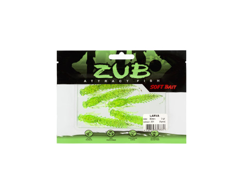 Приманка ZUB-LARVA  80мм(3,2
