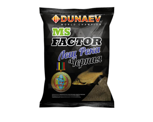 Прикормка "DUNAEV-MS FACTOR" 1кг Лещ Река Черная