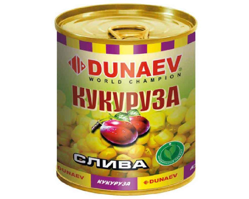 Добавка для прикормки металлобанка 320мл "Дунаев Кукуруза Слива"