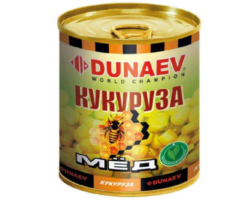 Добавка для прикормки металлобанка 320мл "Дунаев Кукуруза Мед"