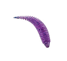 Приманка ZUB-MAGGOT SLIM 40мм(1,5")-12шт, (цвет 130) маджента с блестками