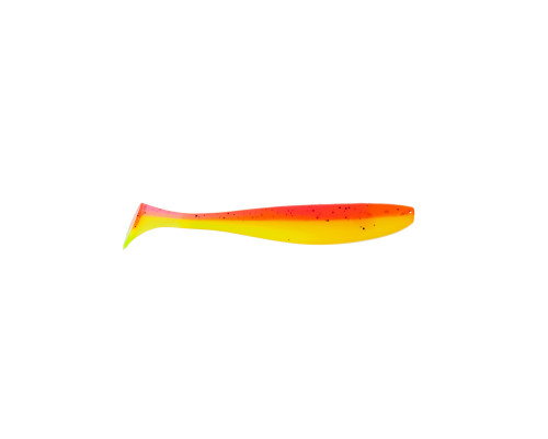 Приманка ZUB-IZI 165мм(6,5")-4шт, (цвет 023) розовый верх-желтый низ