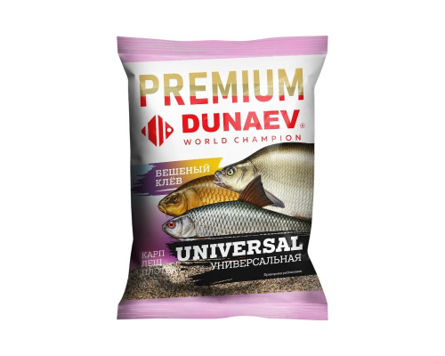 Прикормка "DUNAEV-PREMIUM" 1кг Универсальная Конопля