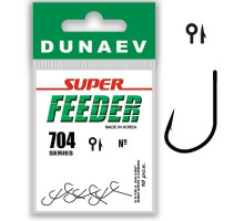 Крючок Dunaev Super Feeder 704 #  8 (упак.10шт)