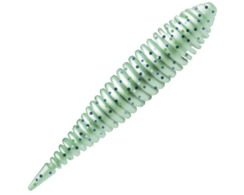 Приманка ZUB-MAGGOT SLIM 50мм(2")-10шт, (цвет 505) зеленый с блестками