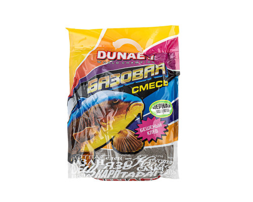 Прикормка "DUNAEV Базовая смесь" 2.5кг Черная