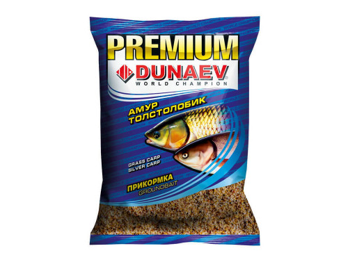 Прикормка "DUNAEV-PREMIUM" 1кг Амур-толстолобик